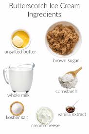 Ice Cream Ingredients